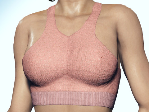 Sexy Fitness Girl Modelo 3D