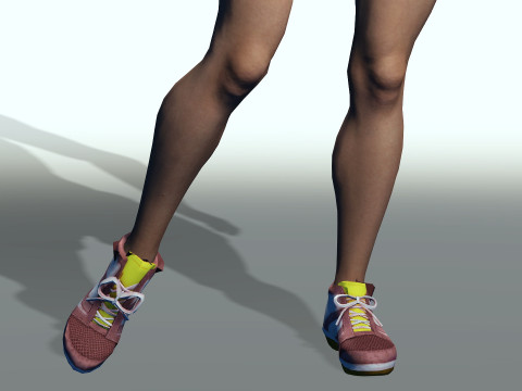 Sexy Fitness Girl Modelo 3D