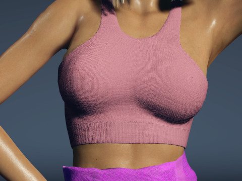 Sexy Summer Girl Helen 3D Модель