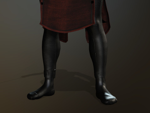 Female Ninja Warrior Model 3D