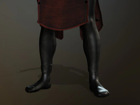 Female Ninja Warrior 3D Model