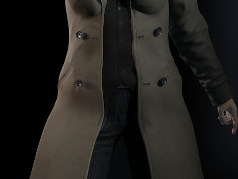 Female Detective 3Dモデル