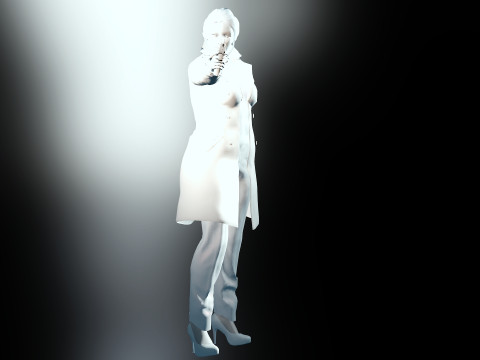 Female Detective 3Dモデル