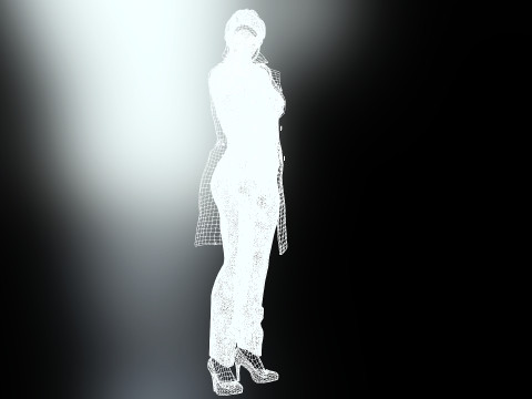 Female Detective 3Dモデル
