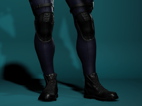 Female SWAT Soldier 3D Model