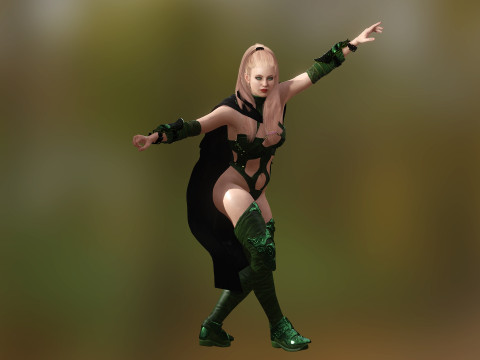 Elf Mage 3D Модель