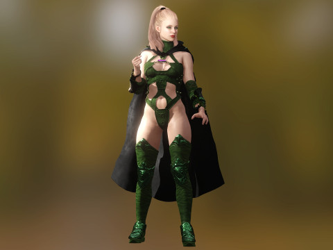 Elf Mage 3D Модель