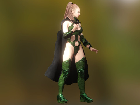 Elf Mage 3D Модель