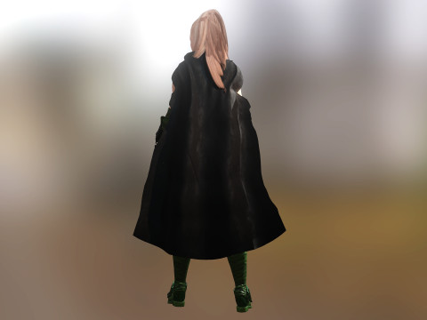Elf Mage 3D Модель