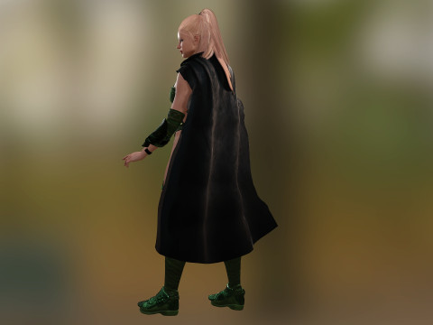 Elf Mage 3D Модель