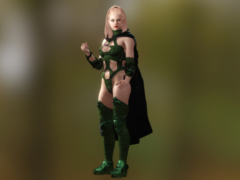 Elf Mage 3D Модель