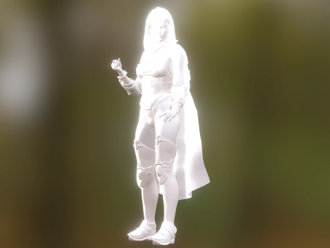 Elf Mage 3D Модель