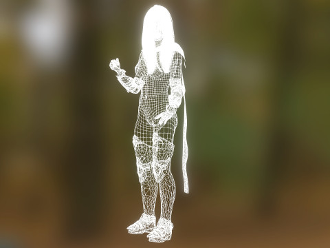 Elf Mage 3D Модель