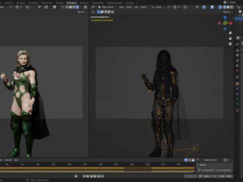 Elf Mage 3D Модель