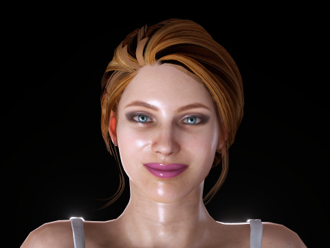 Ballet Dancer 3D Model