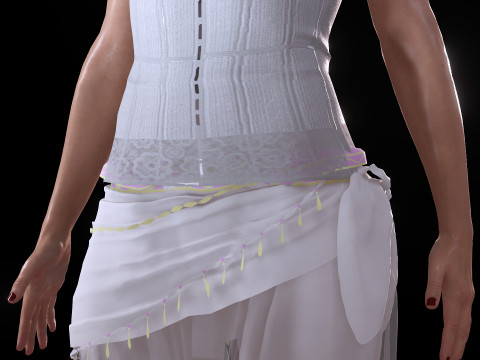 Ballet Dancer 3D Model
