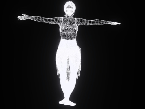 Ballet Dancer 3D Model