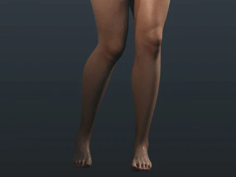 Sexy Girl In Undies 3D Model