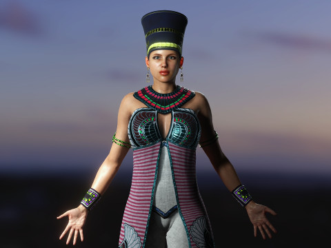 Nefertiti 3D Model