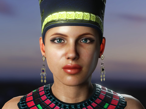Nefertiti Model 3D