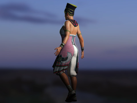 Nefertiti Model 3D