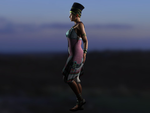 Nefertiti Model 3D