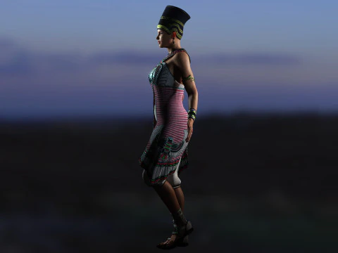 Nefertiti 3D Model
