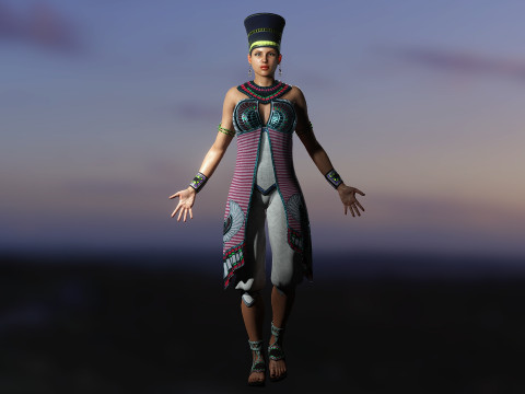 Nefertiti Model 3D
