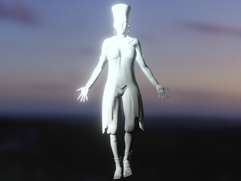 Nefertiti Model 3D