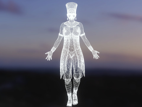 Nefertiti Model 3D