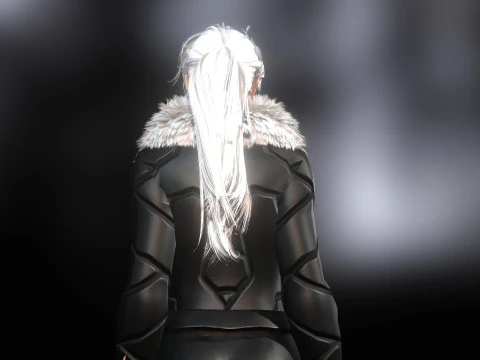 Chat noir Modèle 3D