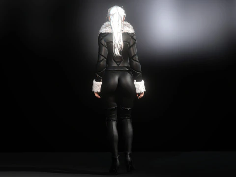 Chat noir Modèle 3D