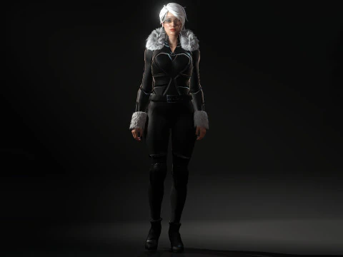 Chat noir Modèle 3D