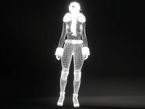 Chat noir Modèle 3D