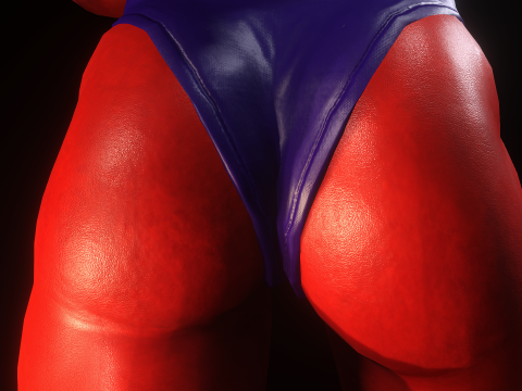 Red She-Hulk Modelo 3D