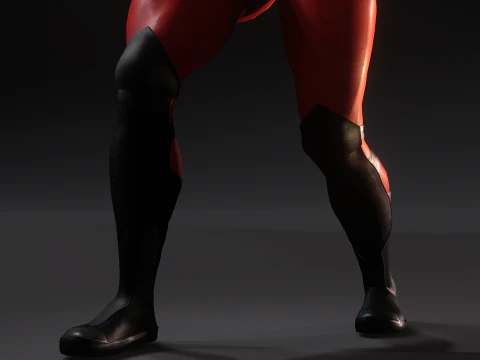 Red She-Hulk 3D Model