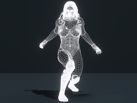 Red She-Hulk Modelo 3D