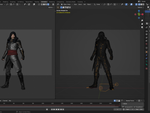 Master Assassin 3D 모델