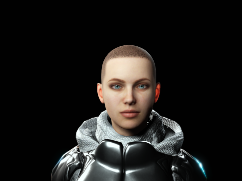 Space Moon Guardian 3D 模型