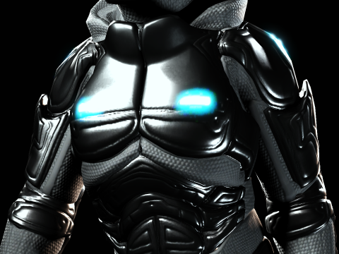 Space Moon Guardian 3D 模型