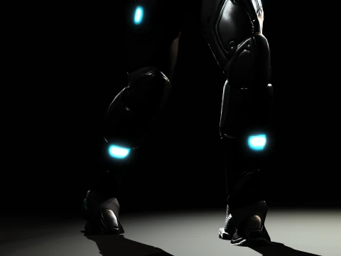Space Moon Guardian 3D Model