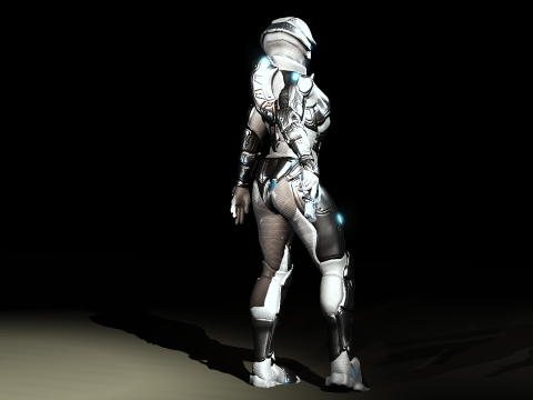 Space Moon Guardian 3D 模型