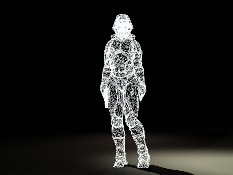 Space Moon Guardian 3D 模型