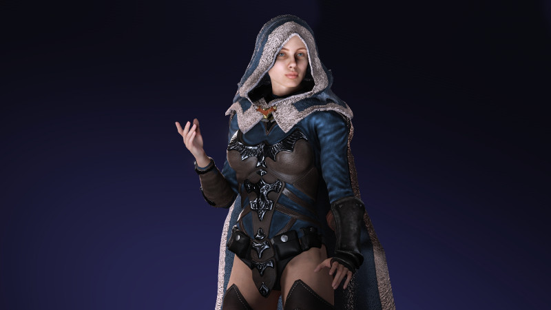 Frost Mage Model 3D .c4d .max .obj .3ds .fbx .stl .blend