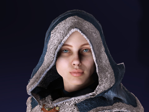 Frost Mage Model 3D