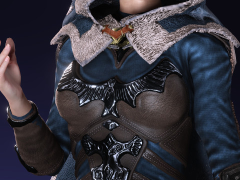 Frost Mage Model 3D