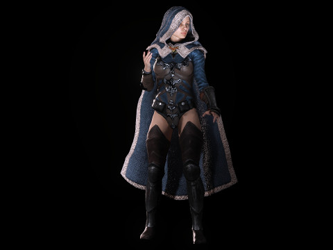 Frost Mage Model 3D