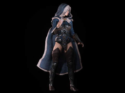 Frost Mage Model 3D