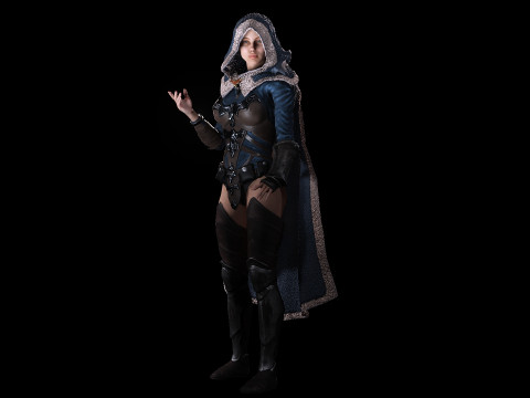 Frost Mage Model 3D