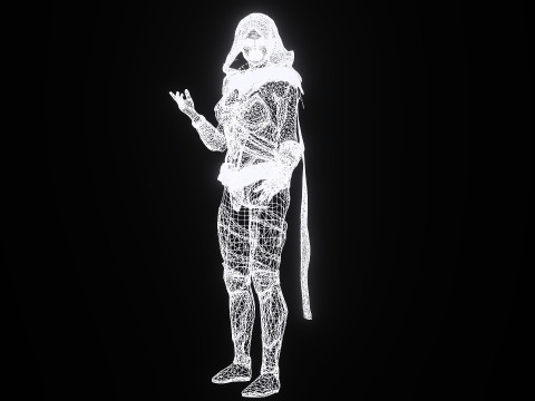 Frost Mage Model 3D